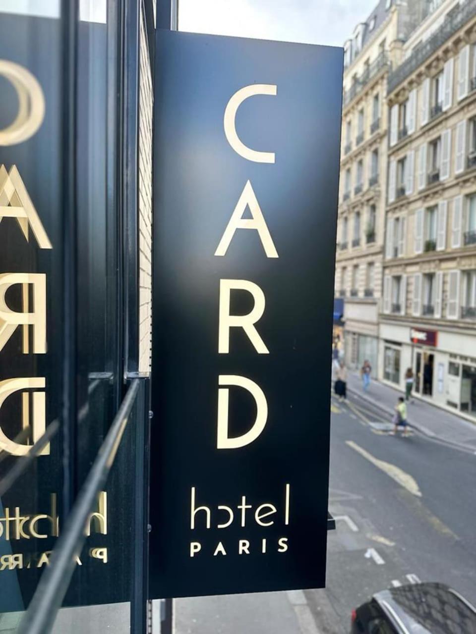 Card Hotel Paris Bagian luar foto